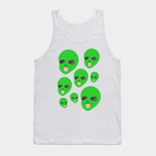 Alien face Tank Top